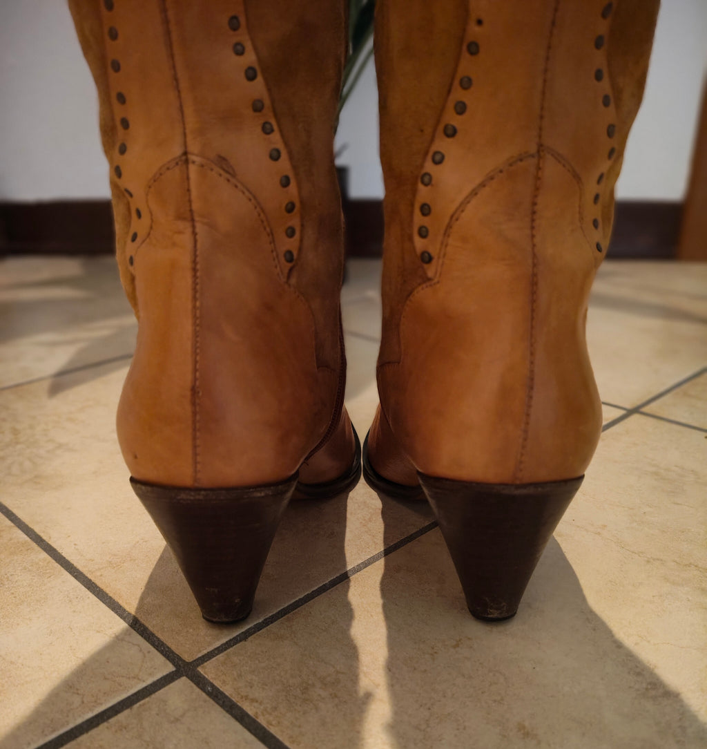 Alto Gradimento Stivali Texani Donna Tg 37.5 Bellissimi !