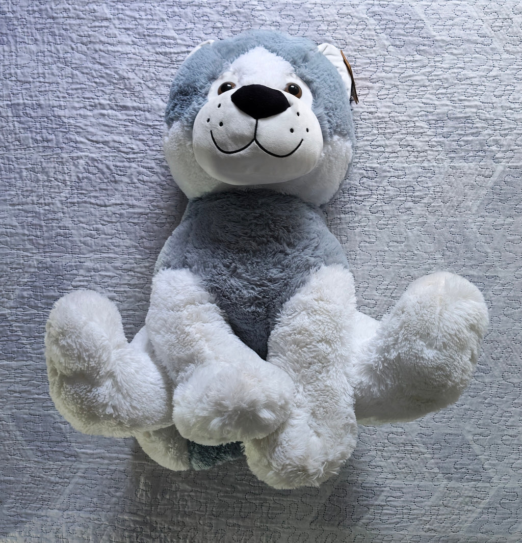 Peluche Cane Husky Gigante Max & Sax 64cm