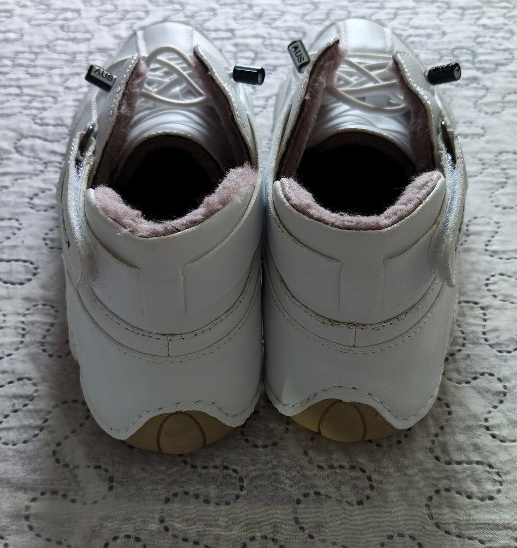 Scarpe Bianche Alte di LDECK Misura 45 Nuove !