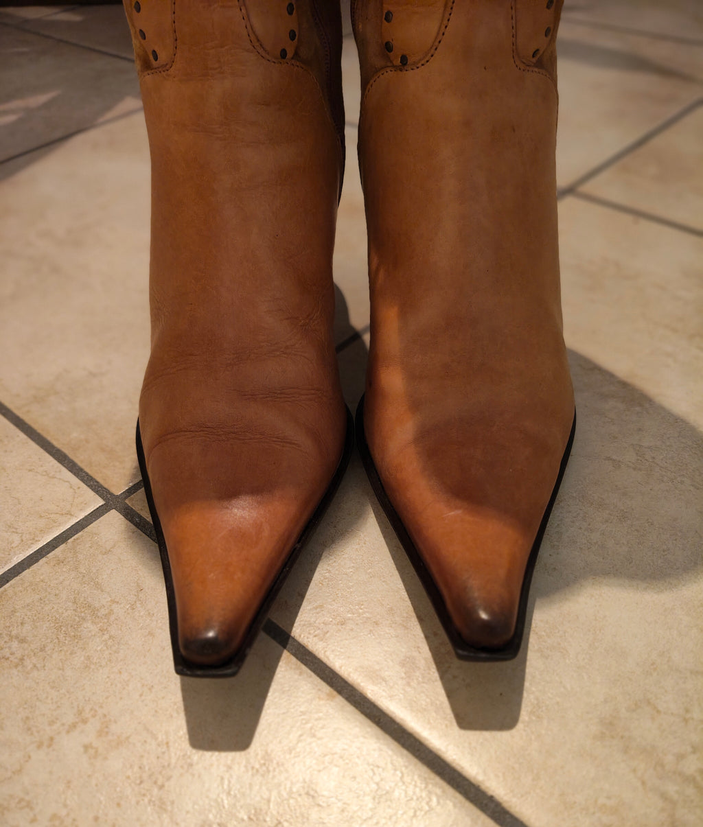 Alto Gradimento Stivali Texani Donna Tg 37.5 Bellissimi !