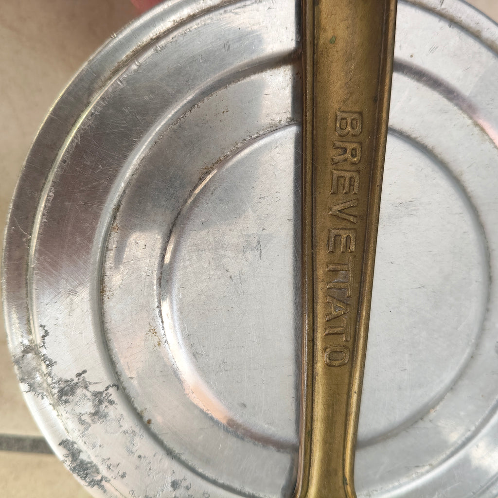 Contenitore Gavetta Vintage Alluminio Portapranzo Anni 60/70