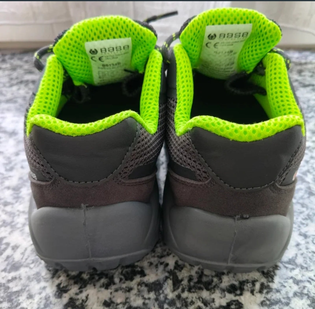 Base Scarpe antinfortunistiche Nere/Verdi Tg 38