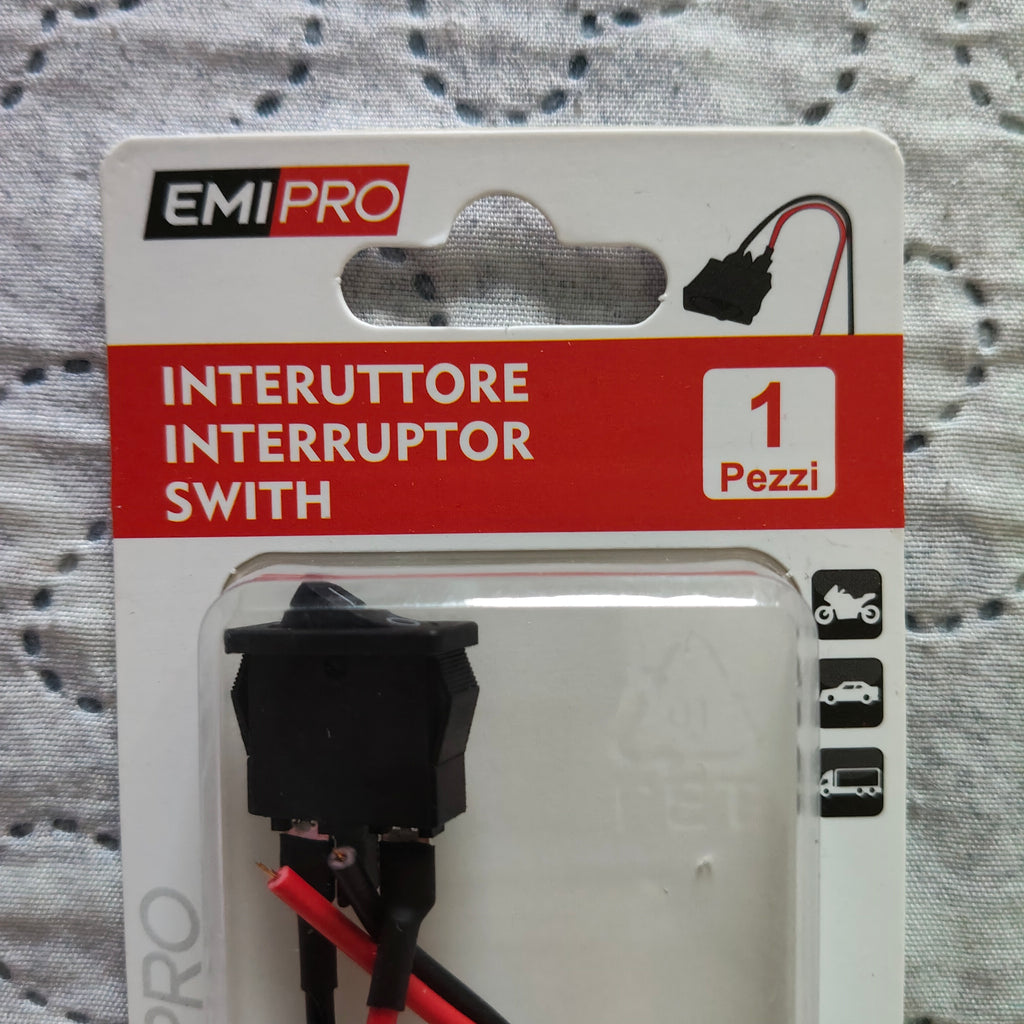 Interruttore ON/OFF 12V