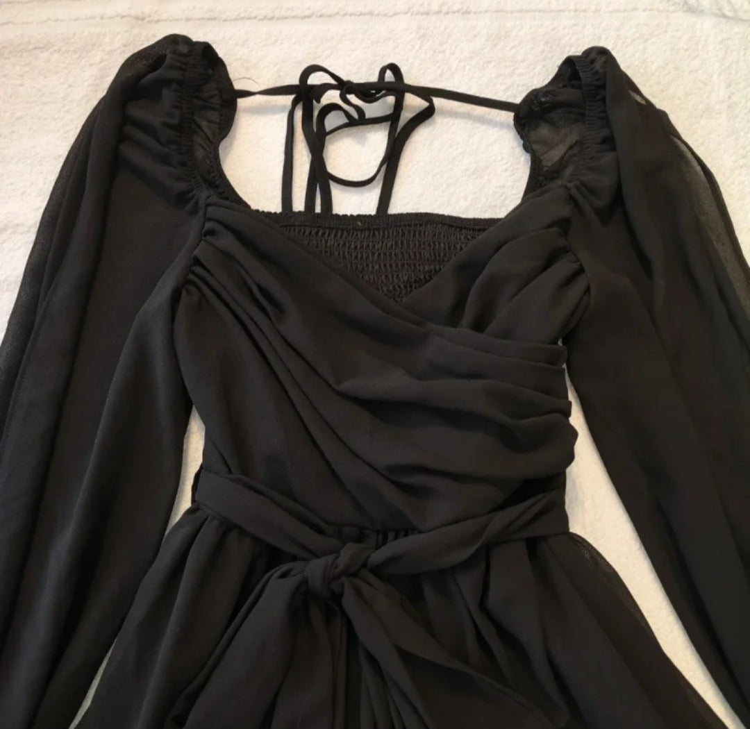 SHEIN Vestito Nero Donna Taglia S