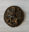 Prende Tibetano Divinità Shiva Bronzo Dorato