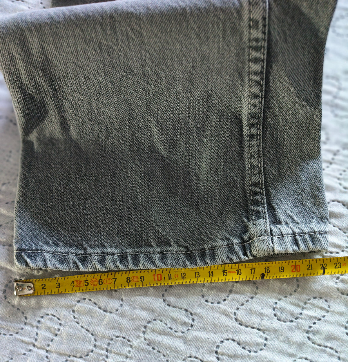 Jeans Zara Grigio Chiaro Taglia 38