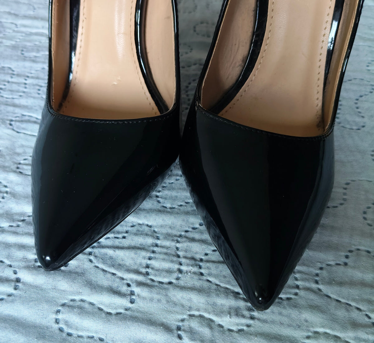 Scarpe Décolleté Fersini Nero Lucido 
Tg 38 Tacco  12