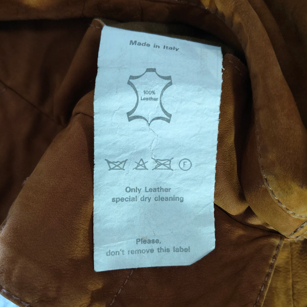 Giacca/Giubbotto Ruffo Montgomery Vintage Pelle Tg 52