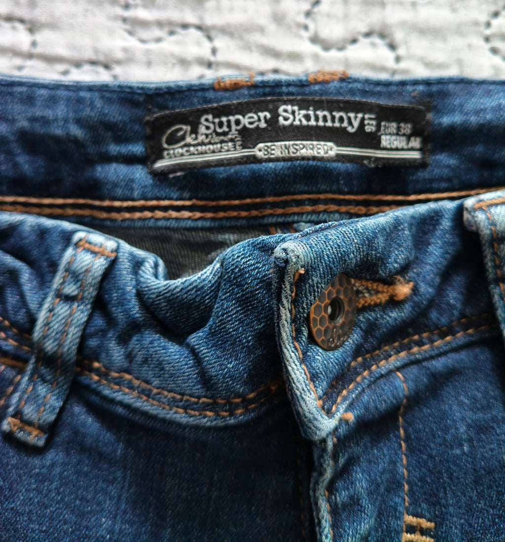 Jeans Clockhouse Super Skinny Taglia 42