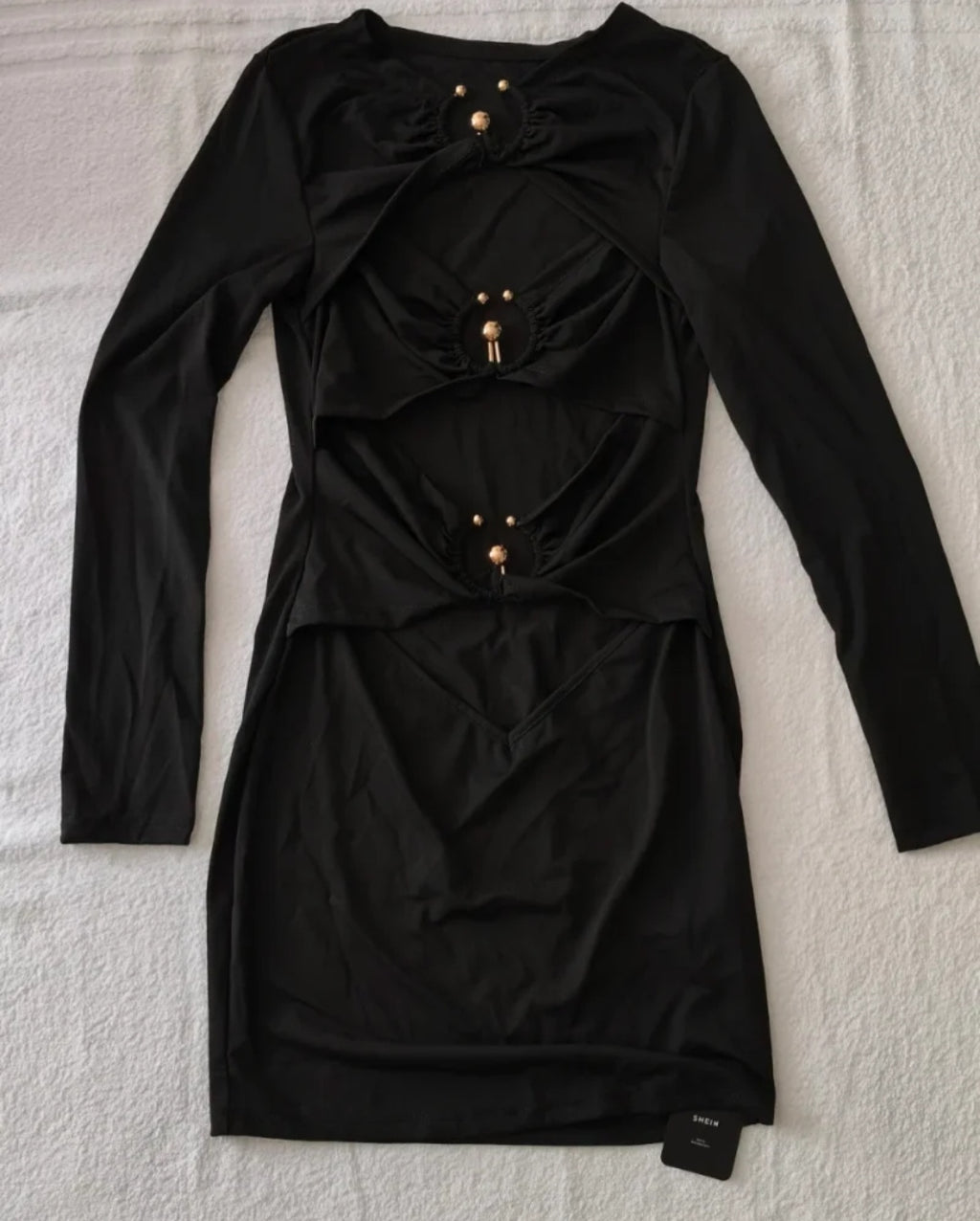 Vestito HAUTES Babes' by SHEIN 
Nero 
Taglia S