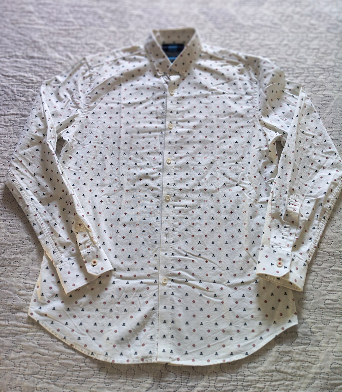 Camicia Zara Man Misura L 
Fantasia Piccola Doppia