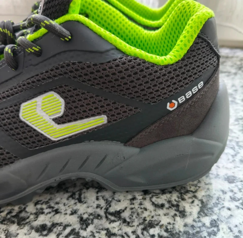 Base Scarpe antinfortunistiche Nere/Verdi Tg 38