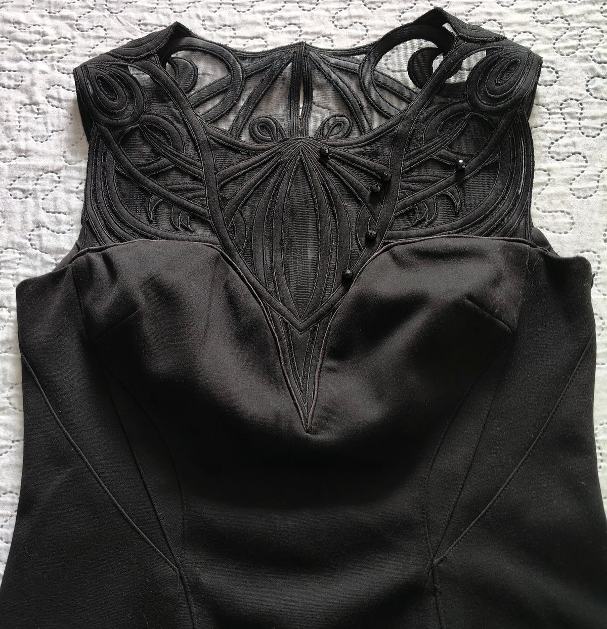 Vestito Elegante Karen Millen Nero Taglia 44