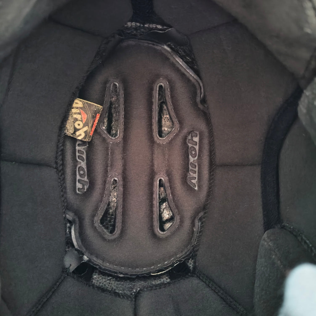 Casco Integrale Airoh Movement S Faster Rosso e Nero Lucido