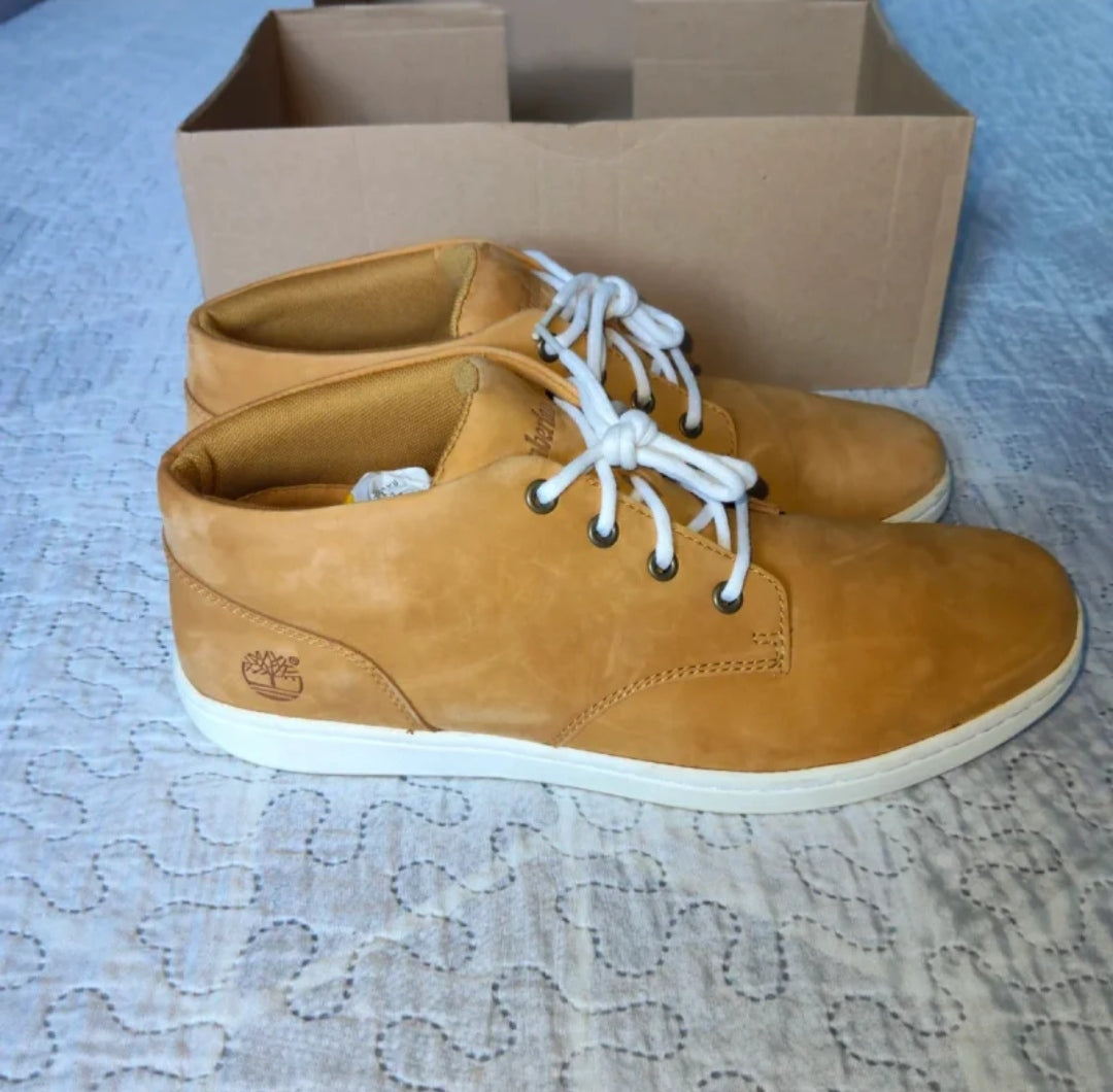 Timberland Scarpe Uomo Camoscio Beige/Marrone Misura 44