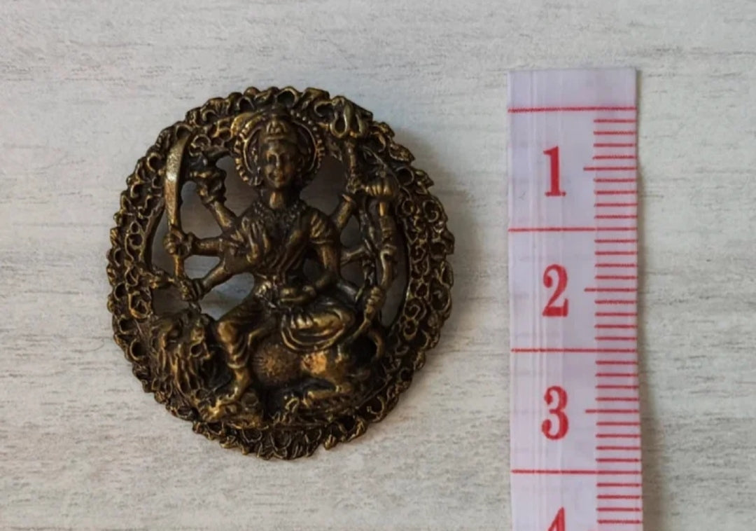 Prende Tibetano Divinità Shiva Bronzo Dorato