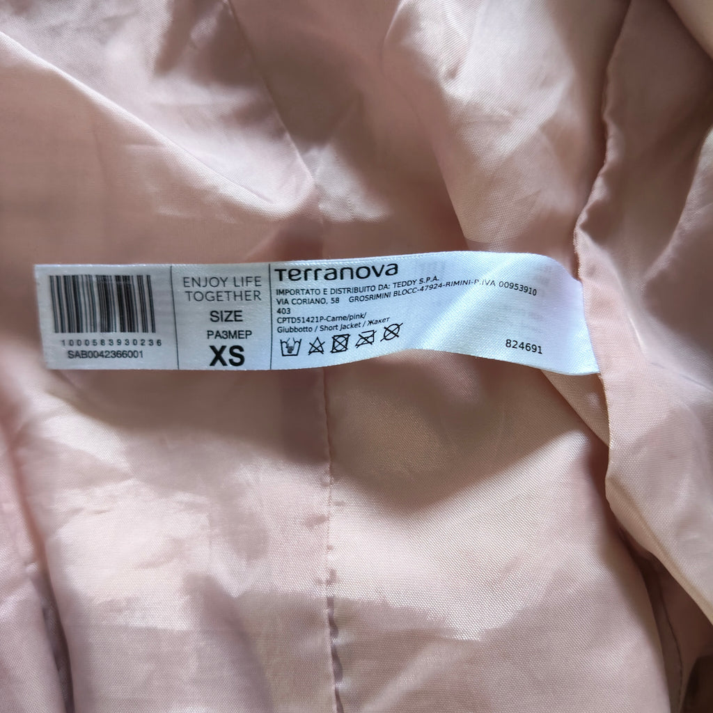 Giubbotto similpelle Terranova rosa taglia XS
