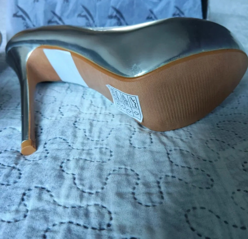 Mimoda  Décolleté Tacco 13  
Argento Specchio Misura 38