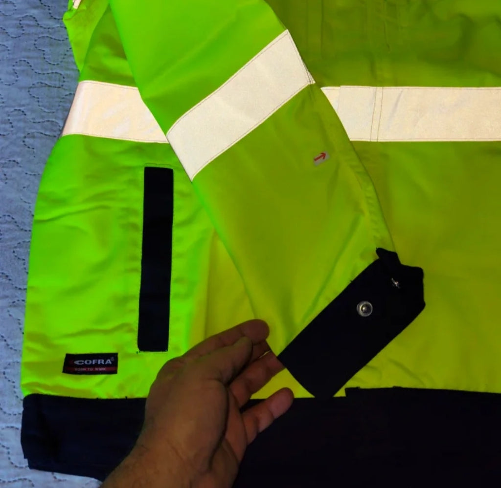 COFRA 
Giubbotto da Lavoro Nuovo !
Alta Visibilità Misura L