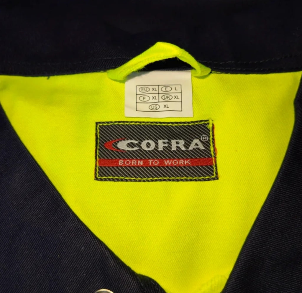 COFRA 
Giubbotto da Lavoro Nuovo !
Alta Visibilità Misura L