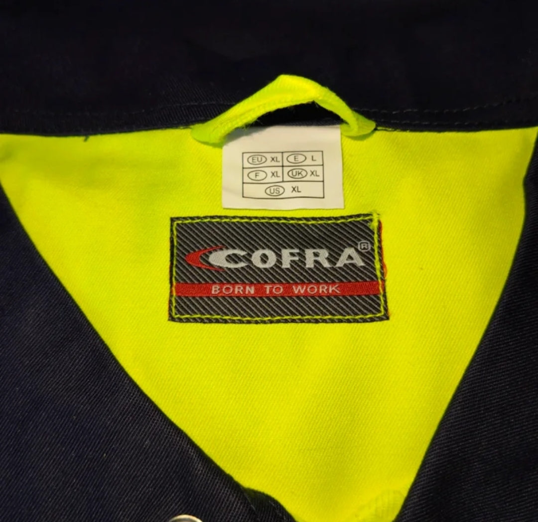 COFRA 
Giubbotto da Lavoro Nuovo !
Alta Visibilità Misura L