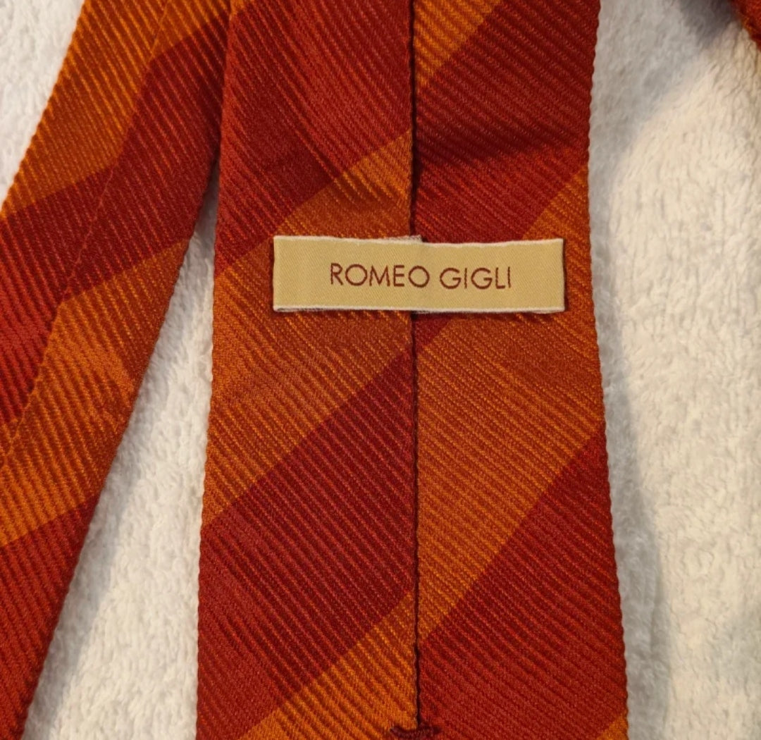 Romeo Gigli Cravatta Uomo 80% Seta 20% Acrilio