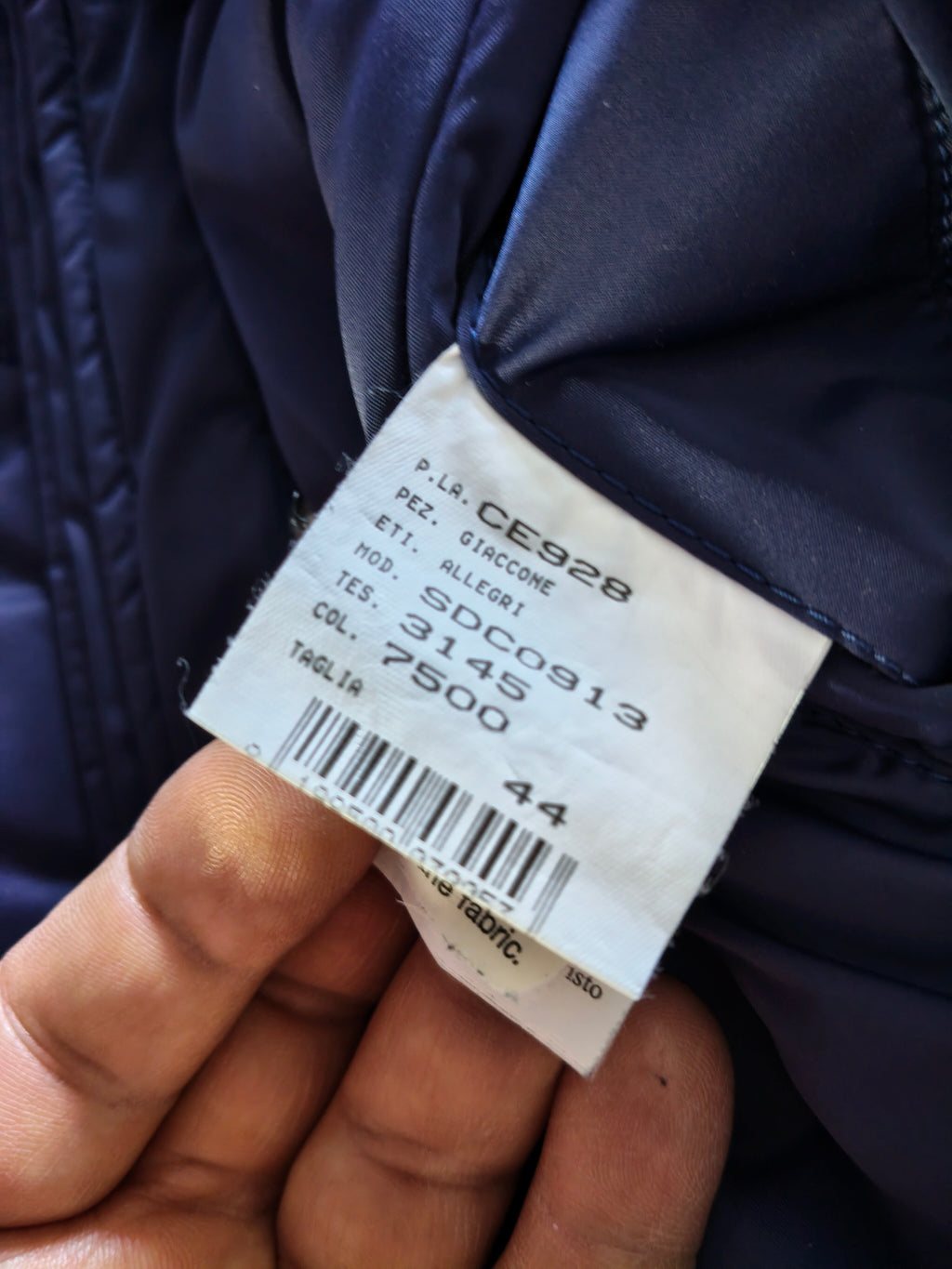 Piumino Allegrini Donna Sagomato Taglia 44