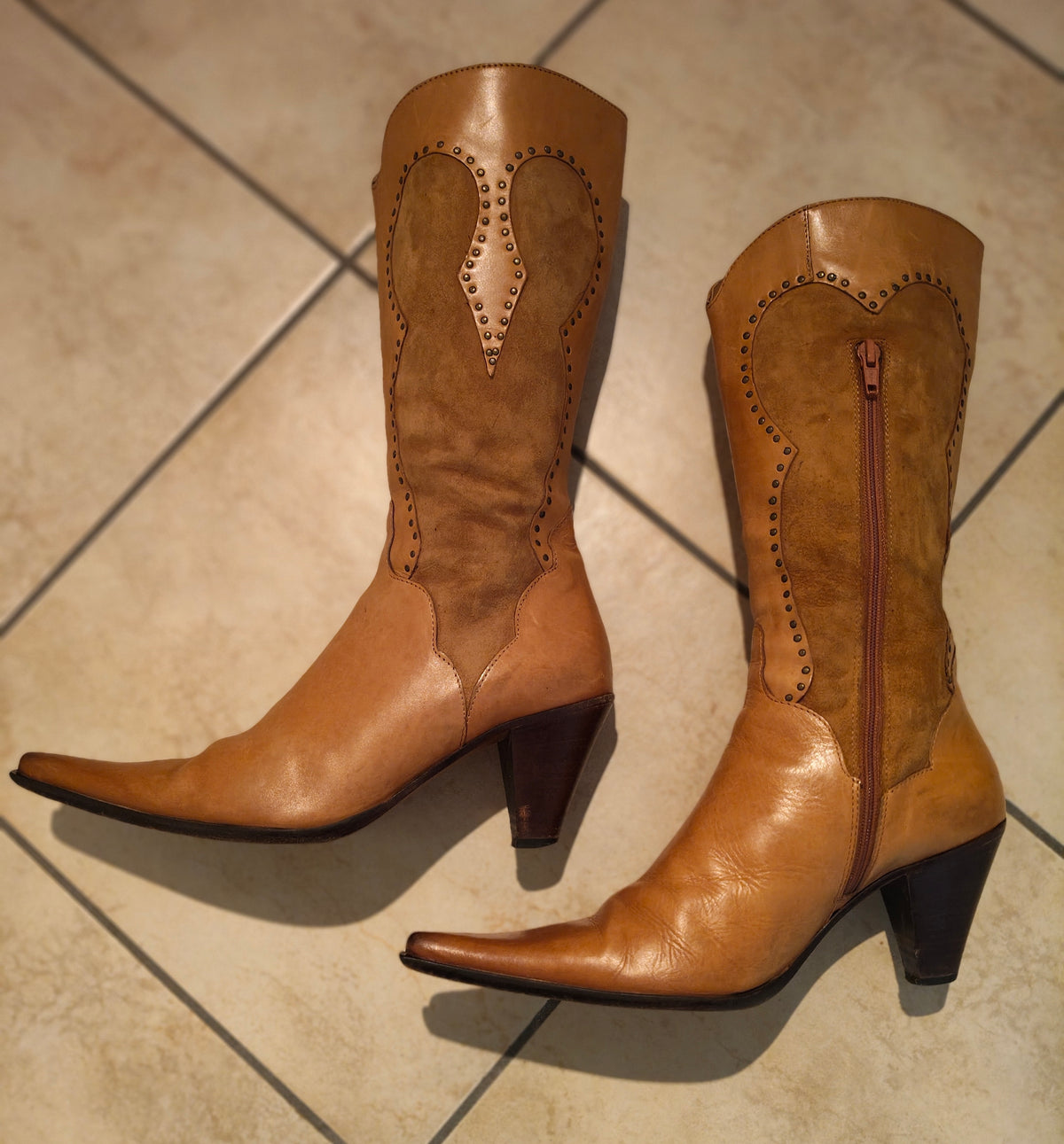 Alto Gradimento Stivali Texani Donna Tg 37.5 Bellissimi !