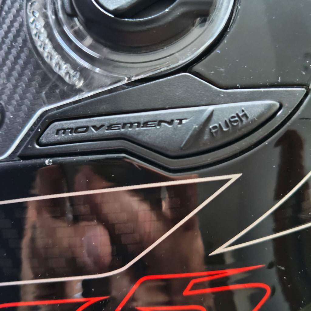 Casco Integrale Airoh Movement S Faster Rosso e Nero Lucido