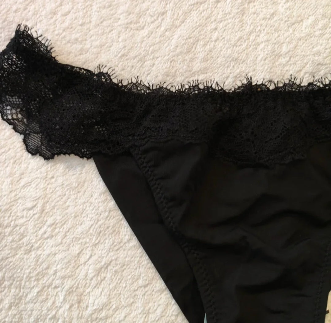 Intimissimi  Brasiliana in Pizzo Nero Nuova !  Taglia S