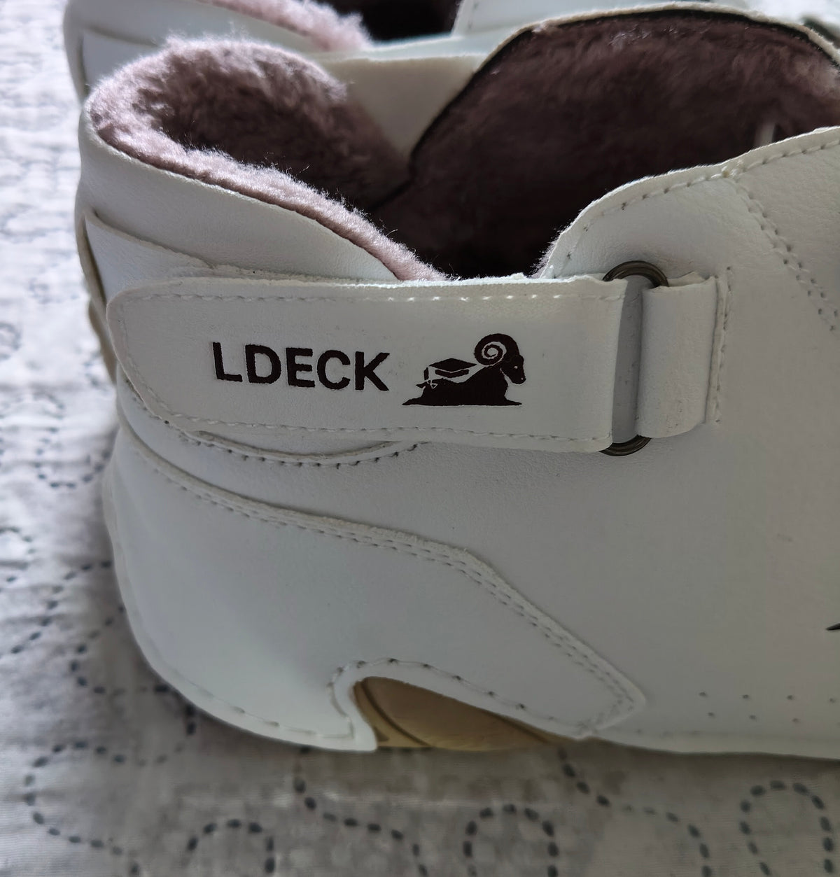 Scarpe Bianche Alte di LDECK Misura 45 Nuove !