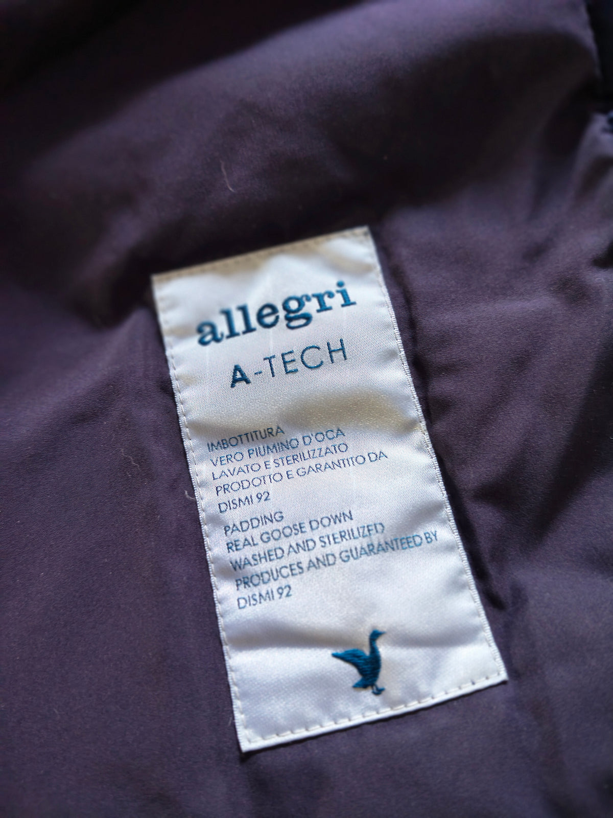 Piumino Allegrini Donna Sagomato Taglia 44