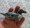 Miniatura Anatra in Legno Vintage da Collezione.
