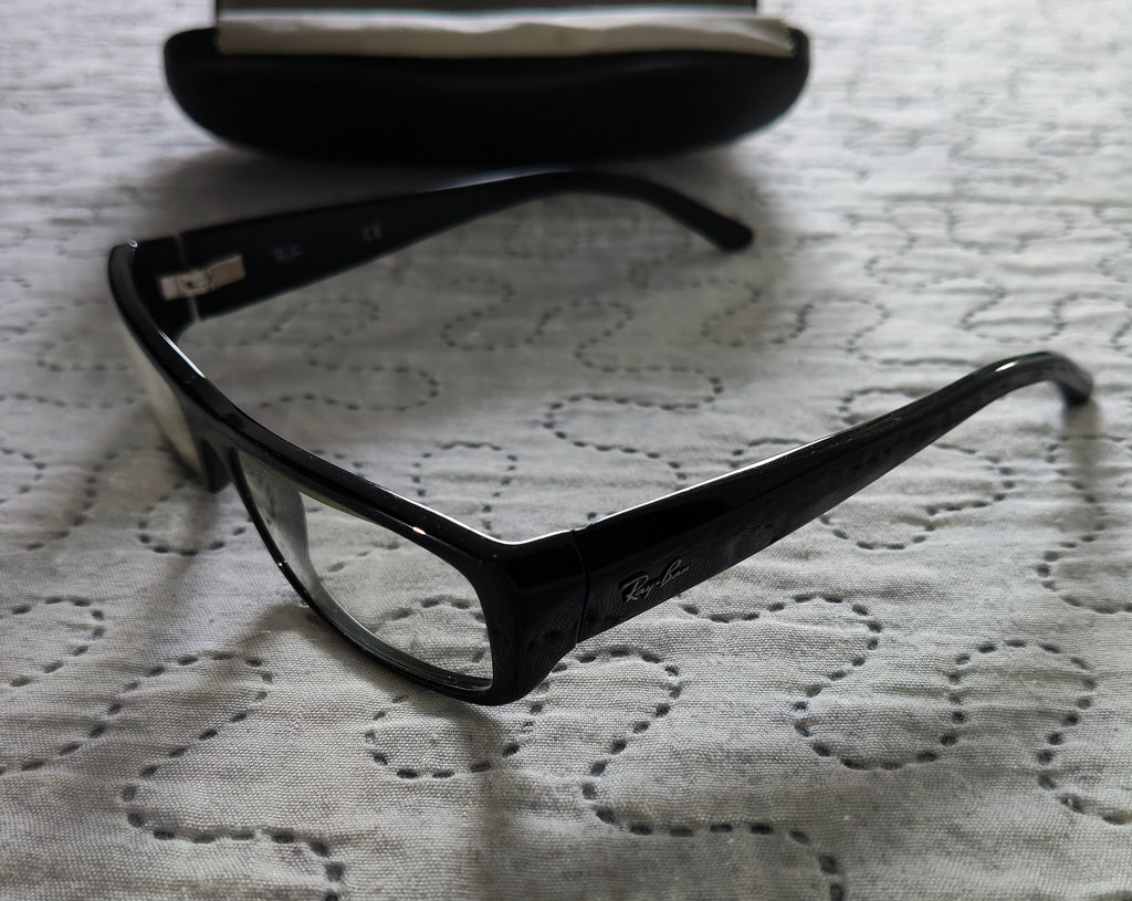 Ray-Ban Occhiali da Vista Neri Lenti Cambiabili