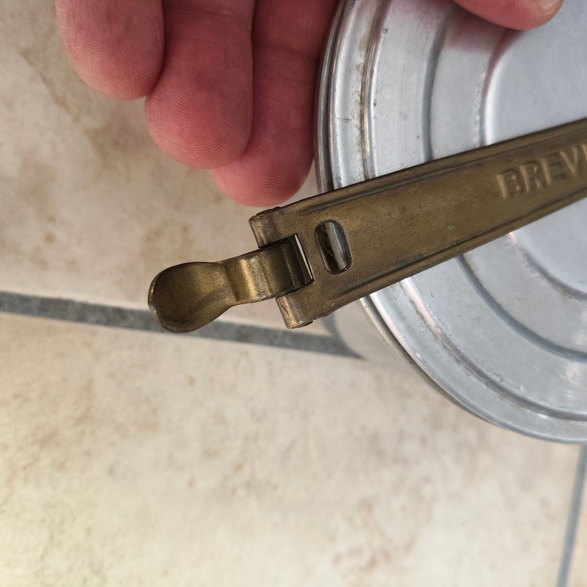 Contenitore Gavetta Vintage Alluminio Portapranzo Anni 60/70