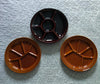 Set 3 Piatti Fonduta Gien France  Vintage 25 cm