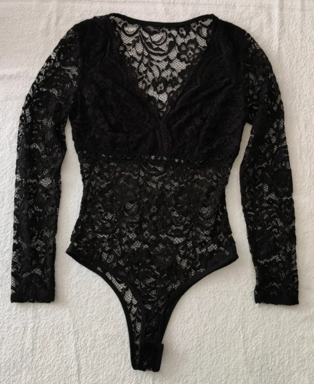 Body In Pizzo Donna 
Misura S/M Nero