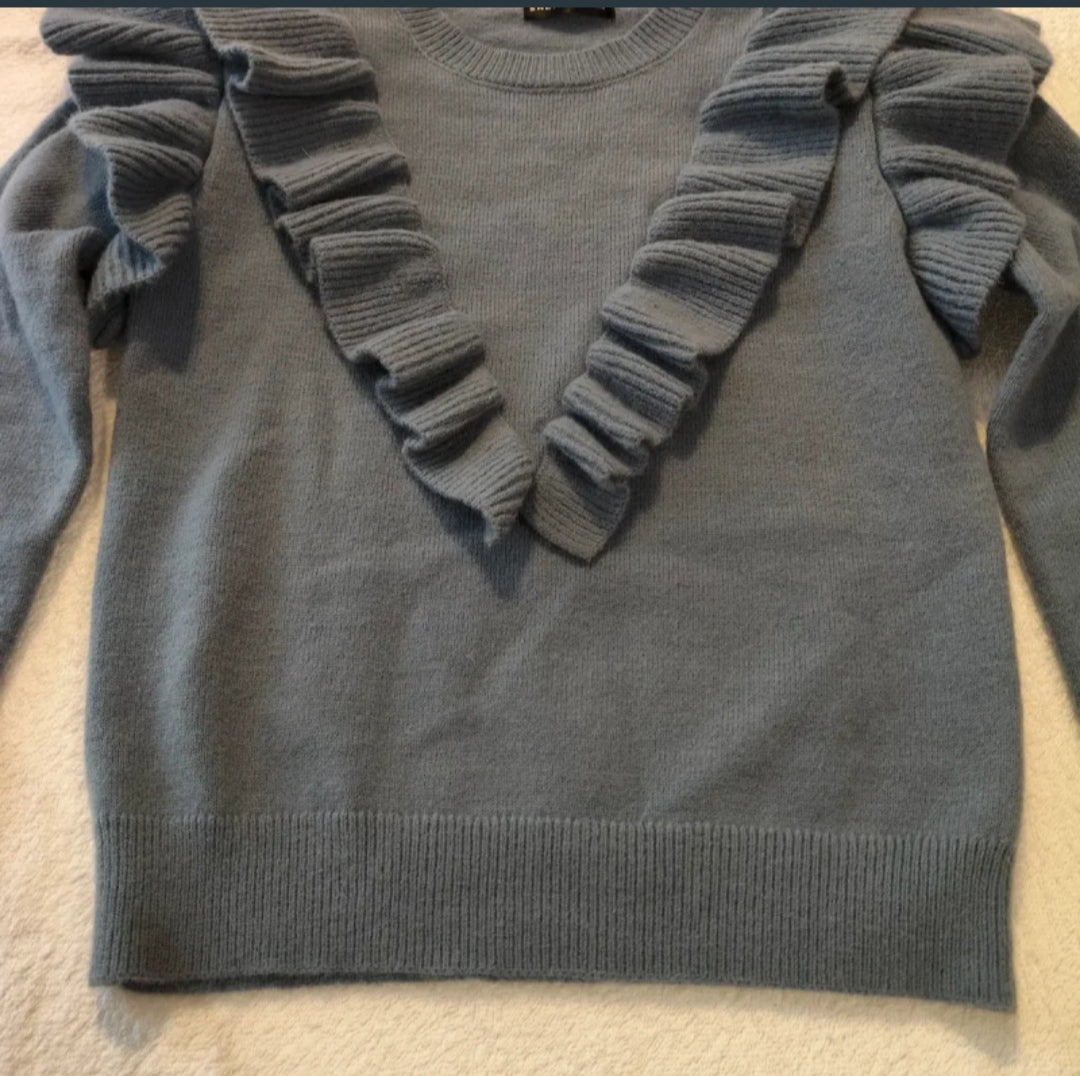 SHEIN 
Maglione con volant donna 
Taglia S
