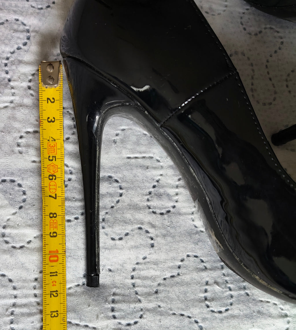 Scarpe Décolleté Fersini Nero Lucido 
Tg 38 Tacco  12