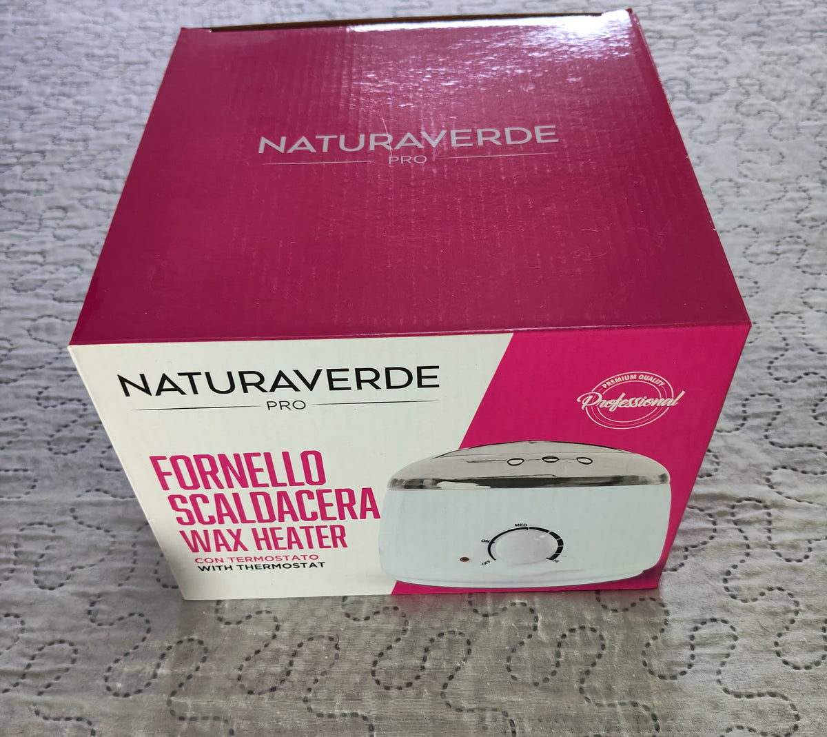 Fornello Scaldacera Wax Heater Naturaverde + Spatole Stendicera