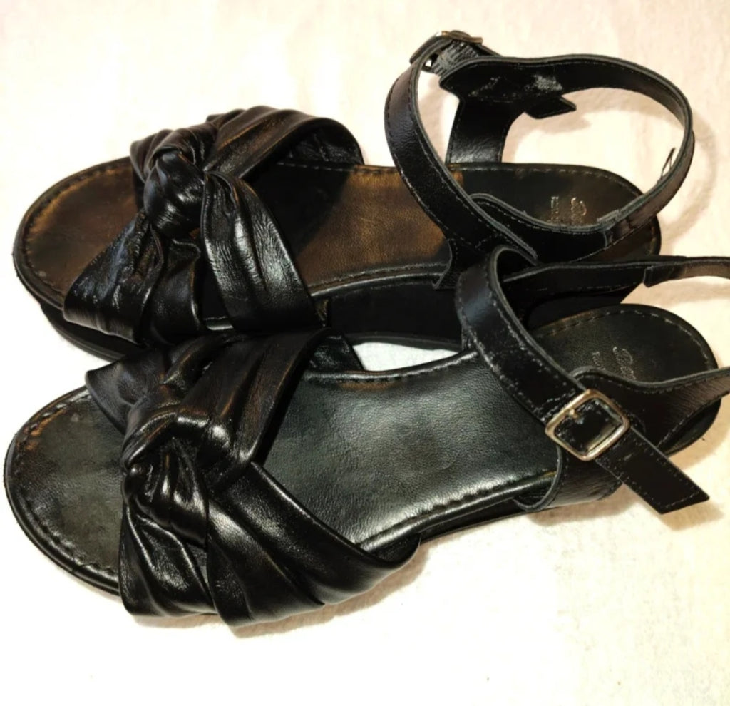 Bata  Sandali Donna Neri con Zeppa Misura 36