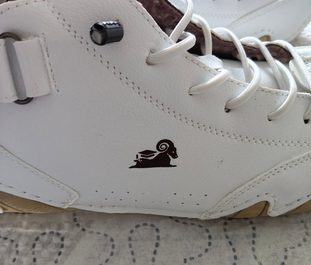 Scarpe Bianche Alte di LDECK Misura 45 Nuove !