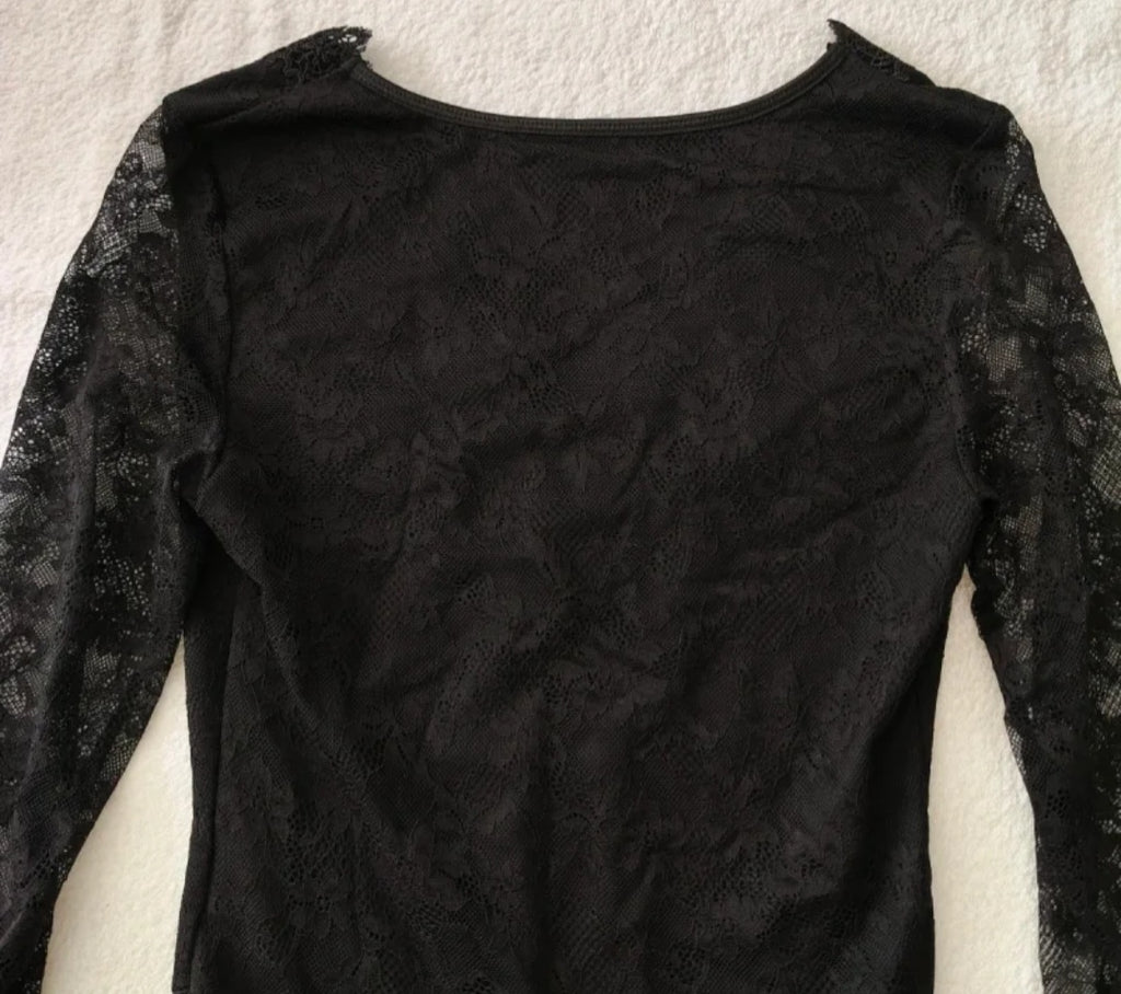 Body SHEIN 
Pizzo Nero Donna 
Taglia S