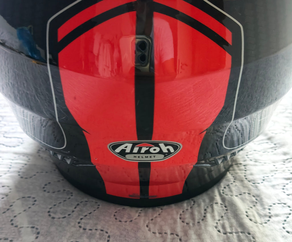Casco Integrale Airoh Movement S Faster Rosso e Nero Lucido