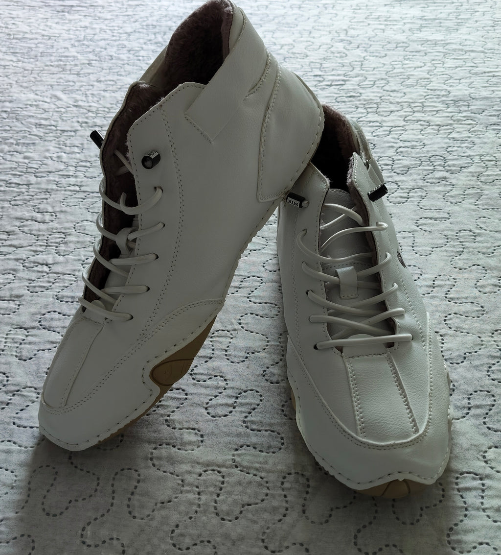 Scarpe Bianche Alte di LDECK Misura 45 Nuove !
