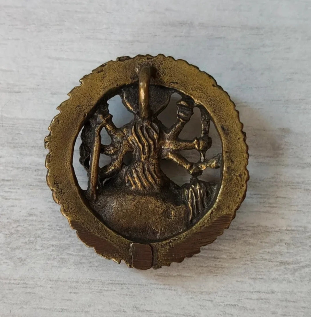 Prende Tibetano Divinità Shiva Bronzo Dorato