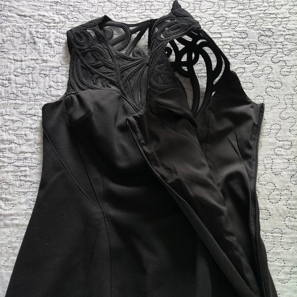 Vestito Elegante Karen Millen Nero Taglia 44