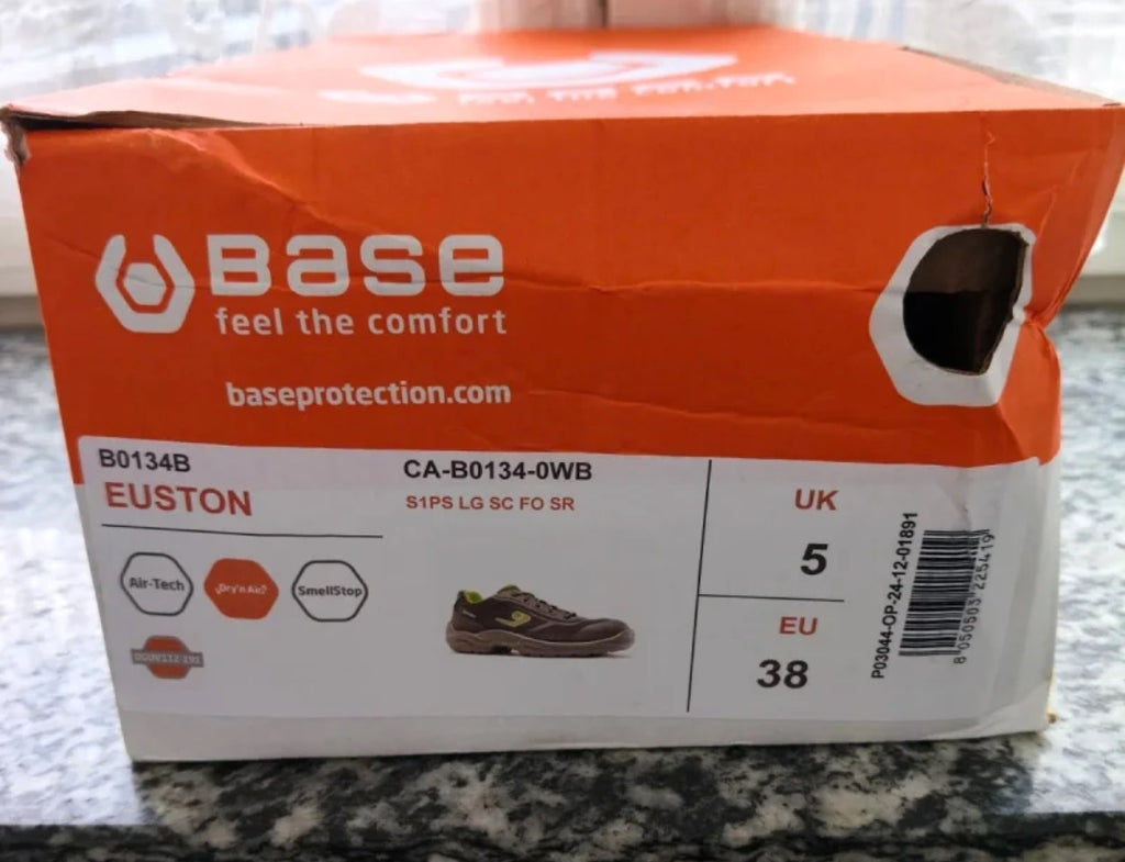 Base Scarpe antinfortunistiche Nere/Verdi Tg 38