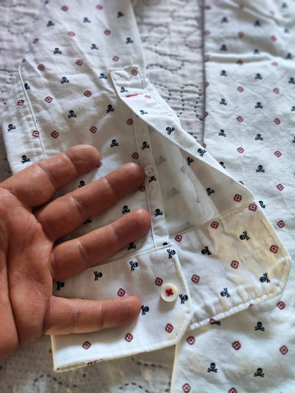 Camicia Zara Man Misura L 
Fantasia Piccola Doppia