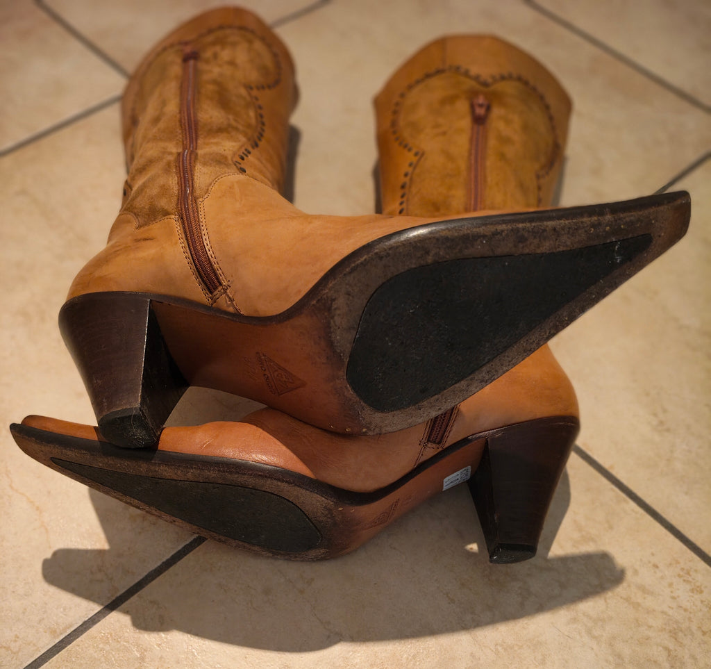 Alto Gradimento Stivali Texani Donna Tg 37.5 Bellissimi !